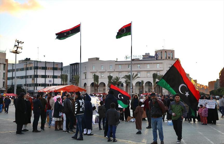 Libyanın başkentinde Türkiyenin tezkere kararı kutlandı