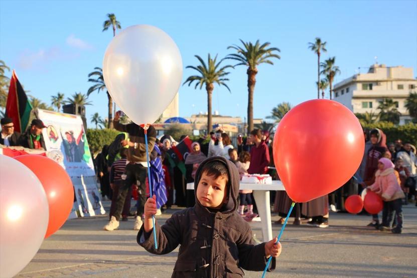 Libyanın başkentinde Türkiyenin tezkere kararı kutlandı