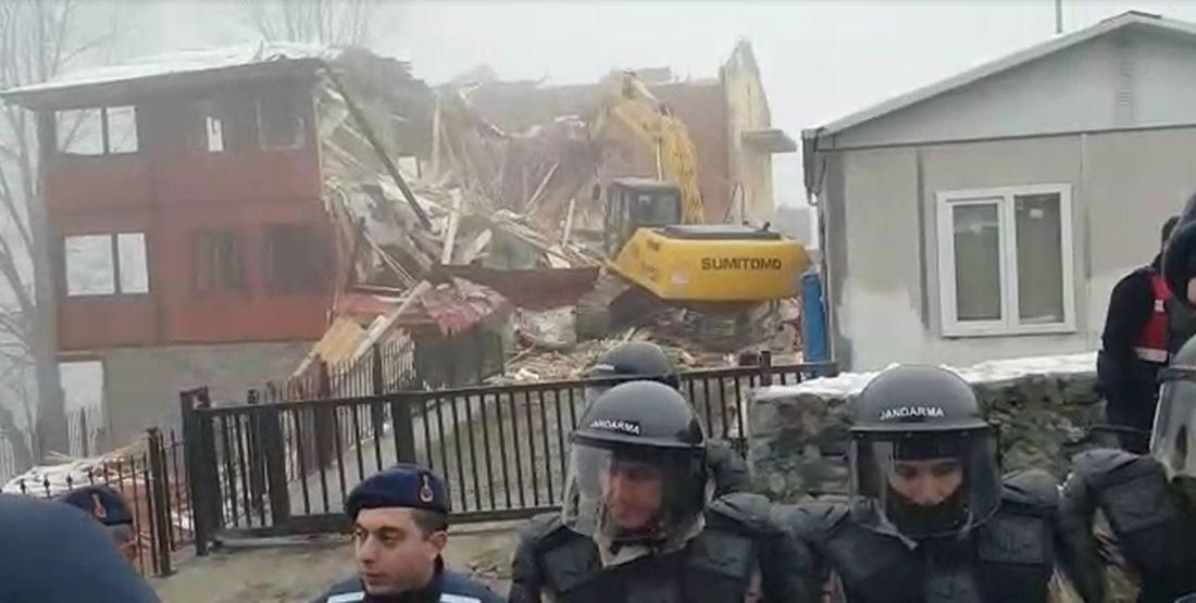 Uzungölde son durum Yıkımlar sürüyor
