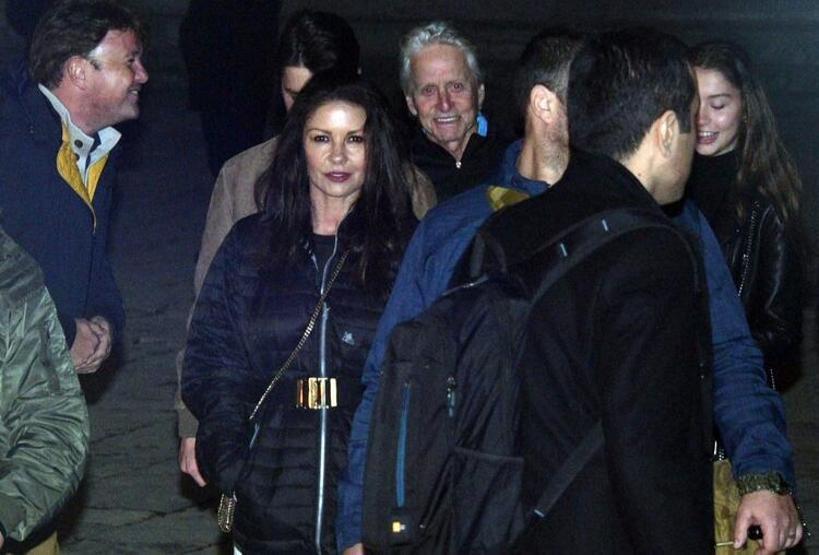 Catherine Zeta-Jones ve Michael Douglas özel izinle Ayasofya Müzesi’ni gezdi
