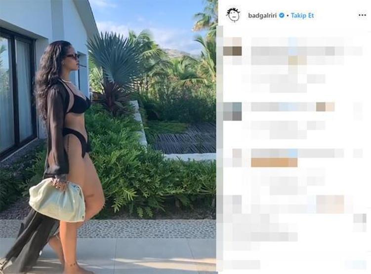 Rihannadan Yılın ilk selfiesi