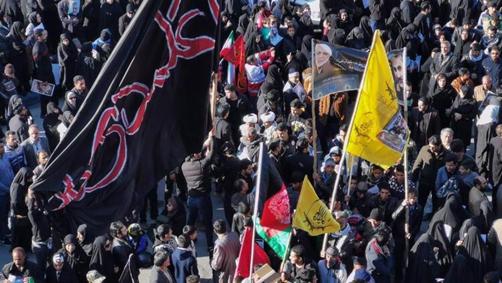 Kasım Süleymaninin cenazesinde izdiham 50 kişi hayatını kaybetti