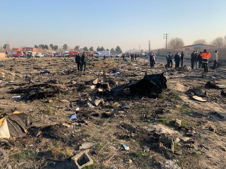 Ukrayna Havayollarına ait uçak düştü: İşte ilk görüntüler