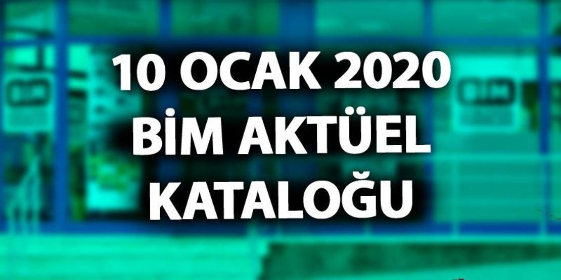 10 Ocak 2020 BİM aktüel kataloğu... 10 Ocak BİMdeki indirimli ürünler neler