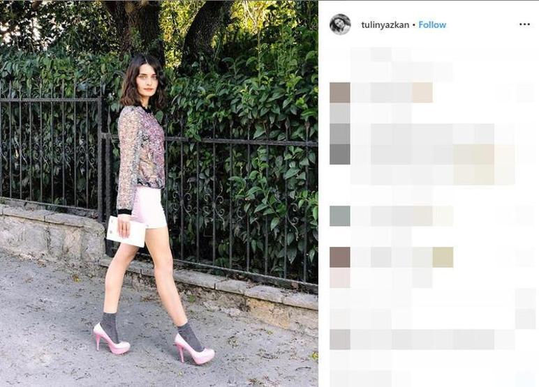 Tülin Yazkan güzelliğiyle büyülüyor