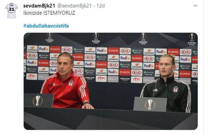 Beşiktaş kaybetti, Sergen Yalçın mesajları yağdı