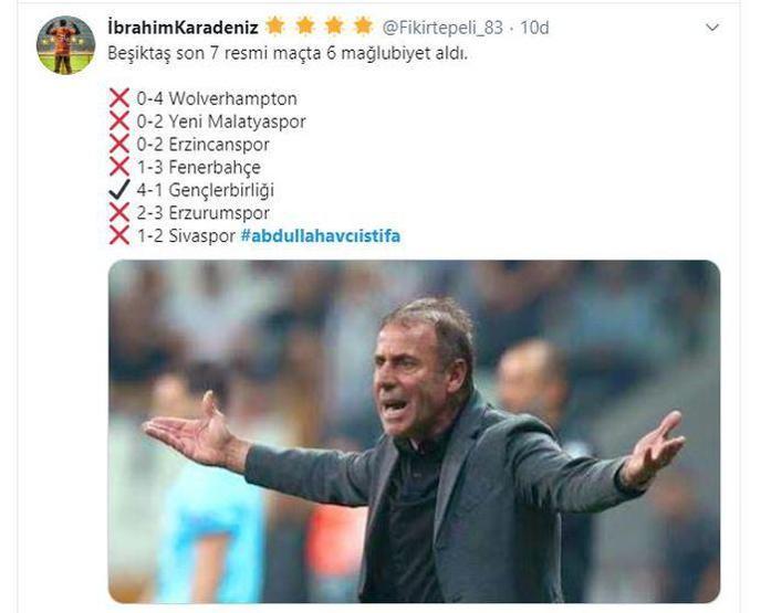Beşiktaş kaybetti, Sergen Yalçın mesajları yağdı