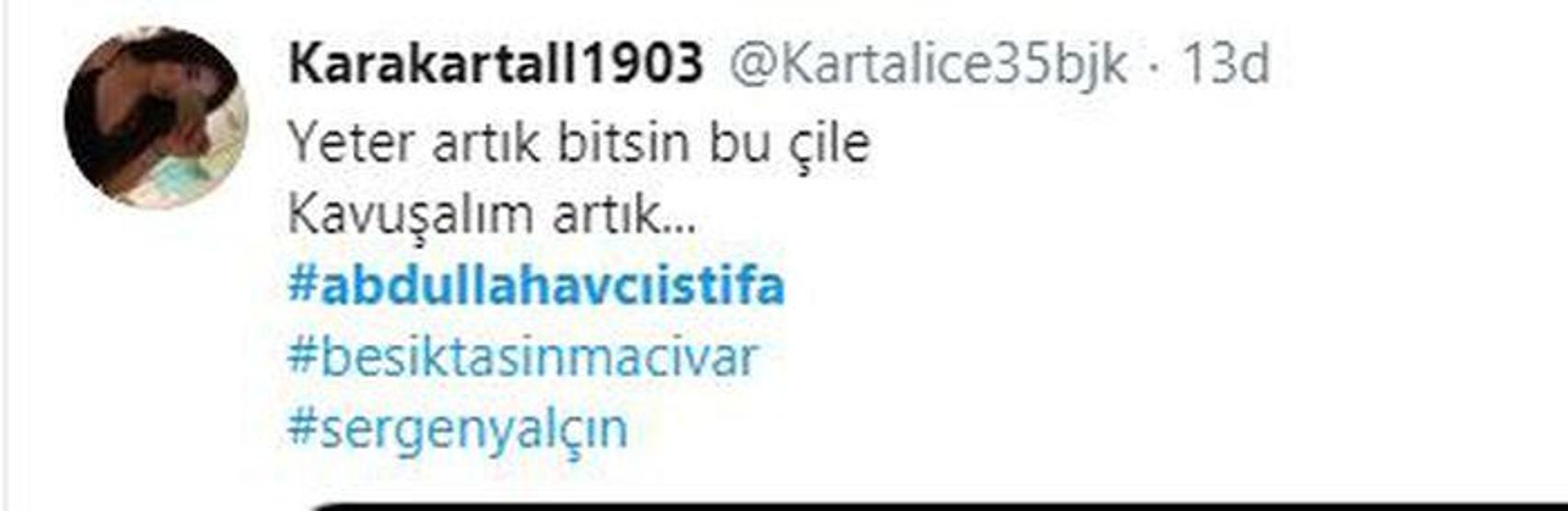 Beşiktaş kaybetti, Sergen Yalçın mesajları yağdı