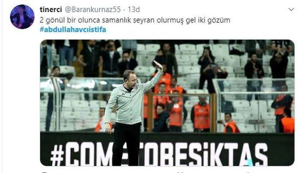 Beşiktaş kaybetti, Sergen Yalçın mesajları yağdı