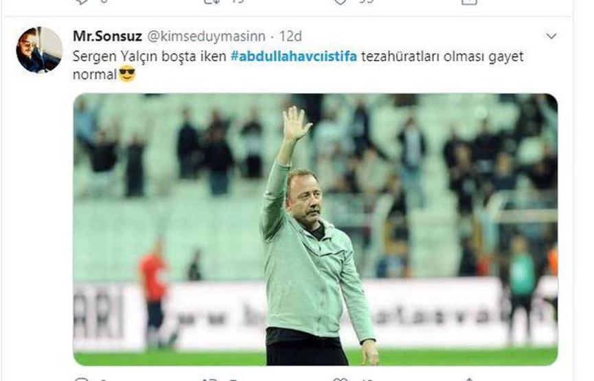 Beşiktaş kaybetti, Sergen Yalçın mesajları yağdı