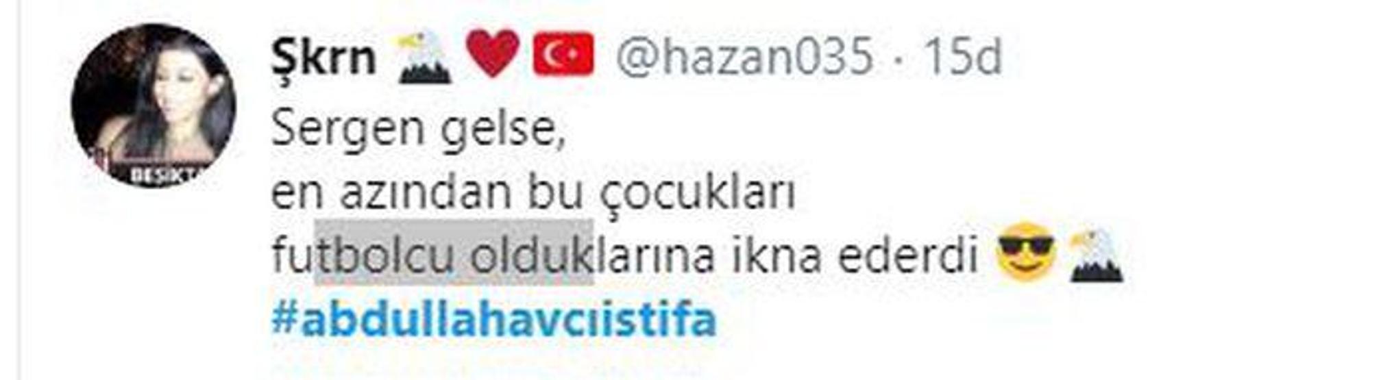 Beşiktaş kaybetti, Sergen Yalçın mesajları yağdı