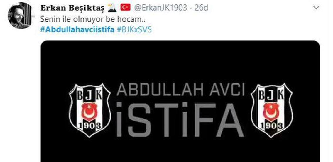 Beşiktaş kaybetti, Sergen Yalçın mesajları yağdı