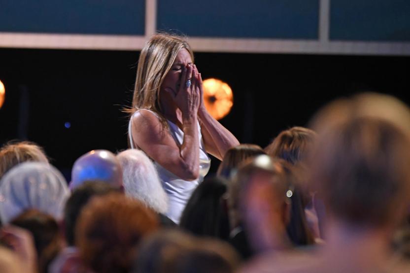 Törene damga vuran anlar: Jennifer Aniston ve Brad Pitt yıllar sonra aynı karede