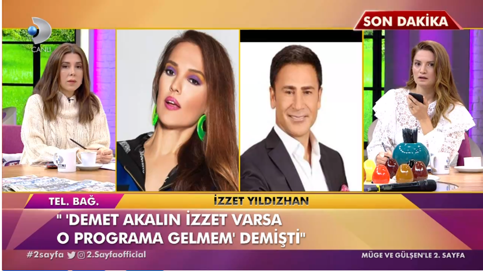 Pınar Aylin Ve Demet Akalın olayında son perde İzzet Yıldızhandan olay açıklamalar