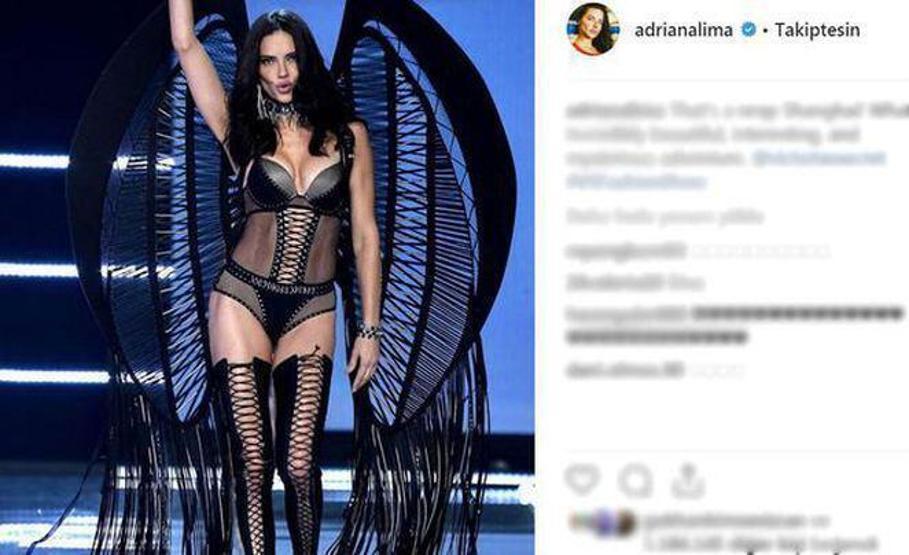 Adriana Limadan makyajsız paylaşım