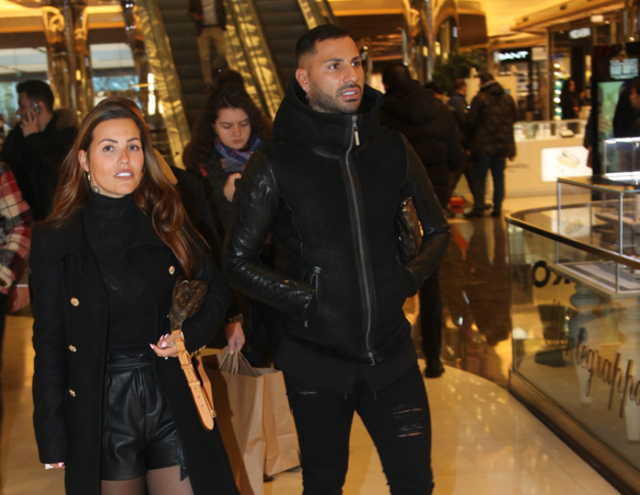 Ricardo Quaresma ile eşi Daphny 1 saatte 300 bin lira harcadı
