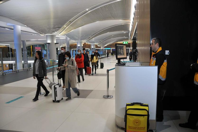İstanbul Havalimanında Corona Virüs için termal kamera önlemi