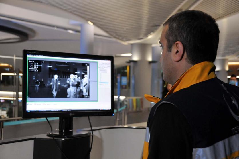 İstanbul Havalimanında Corona Virüs için termal kamera önlemi
