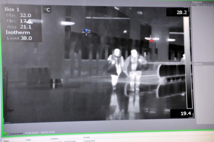 İstanbul Havalimanında Corona Virüs için termal kamera önlemi
