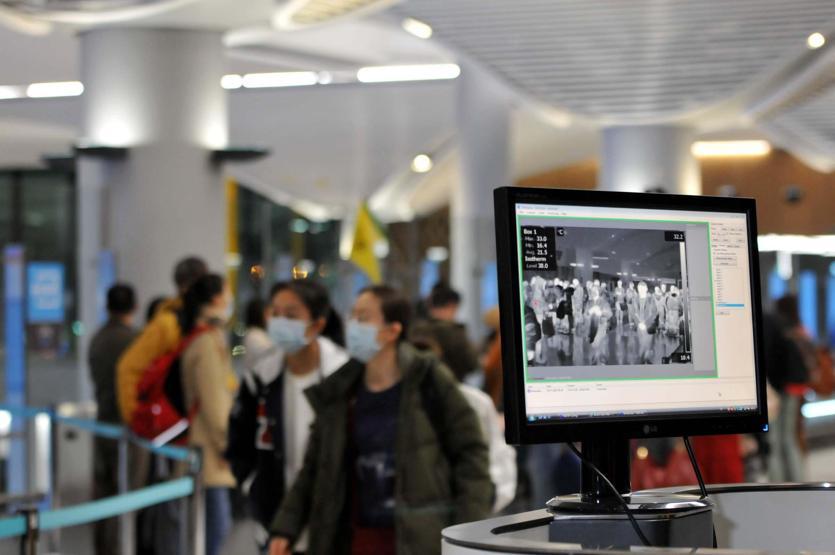 İstanbul Havalimanında Corona Virüs için termal kamera önlemi