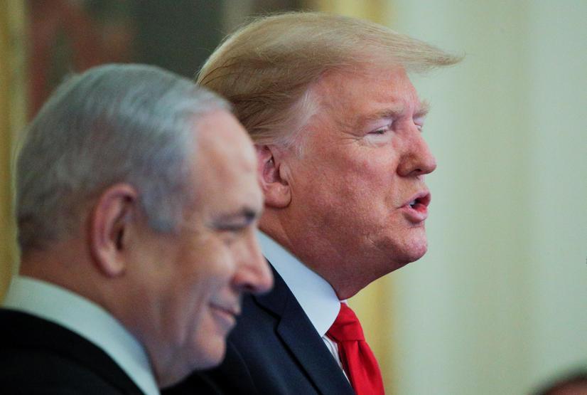 Trump Twitterdan paylaştı İşte Yüzyılın Planının haritası