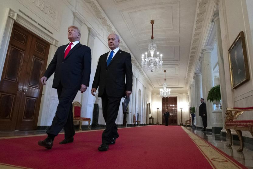 Trump Twitterdan paylaştı İşte Yüzyılın Planının haritası