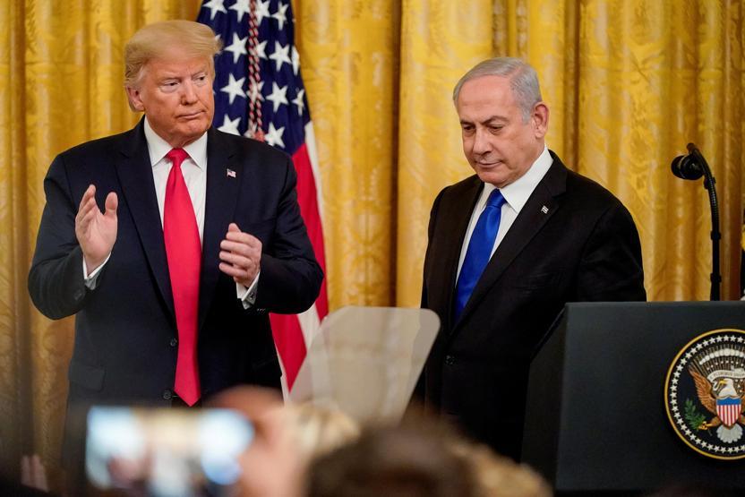 Trump Twitterdan paylaştı İşte Yüzyılın Planının haritası