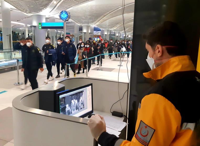 İstanbul Havalimanında termal kamera sayısı ikiye çıkarıldı
