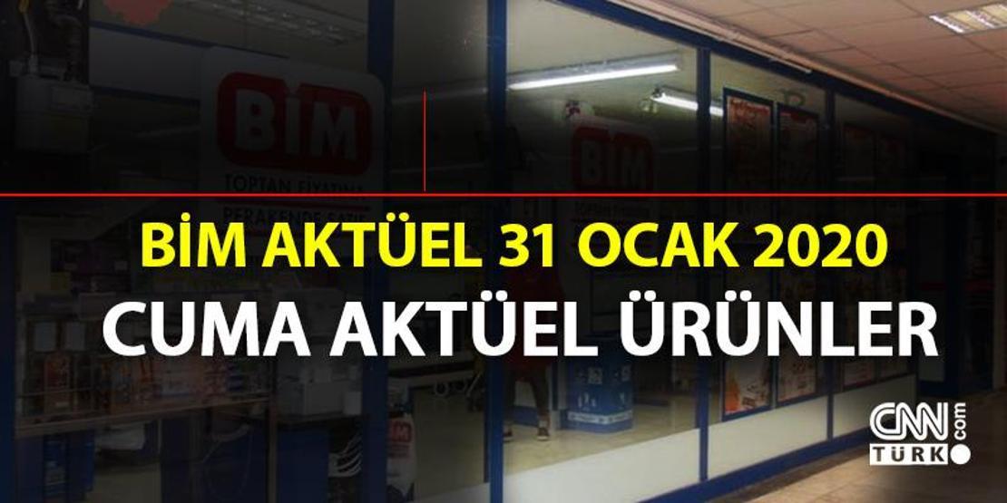BİM aktüel kataloğu 31 Ocak 2020... Cuma günü BİM indirimli ürünleri neler