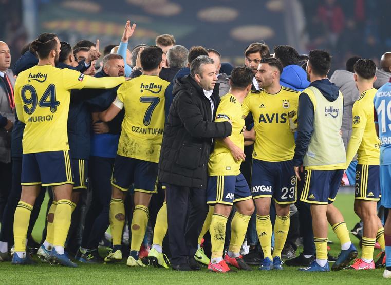 Trabzonspor-Fenerbahçe maçının ardından gerginlik