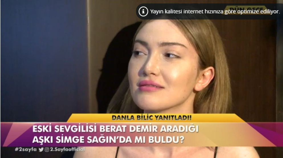Simge Sağın ile Berat Demir aşk mı yaşıyor Danla Bilic yanıtladı