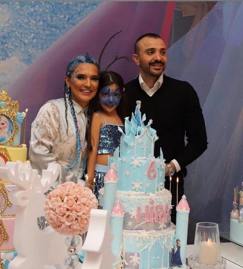 Demet Akalından görkemli kutlama... Hira 6 yaşında