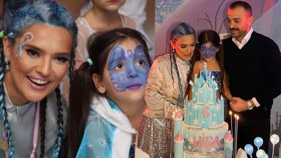 Demet Akalından görkemli kutlama... Hira 6 yaşında