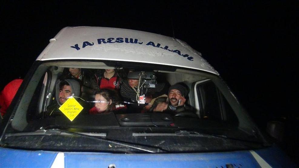 Öğrenciler tipide mahsur kaldı