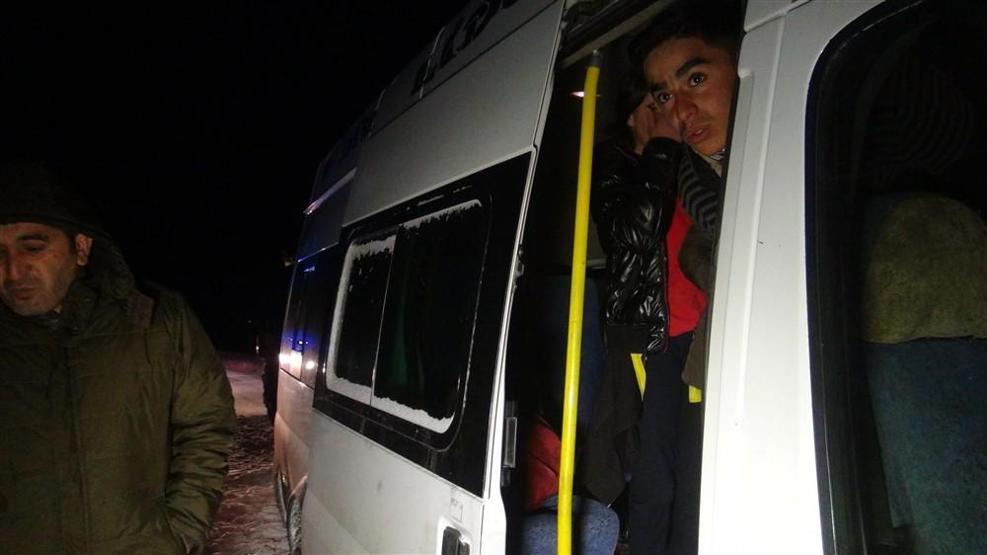 Öğrenciler tipide mahsur kaldı