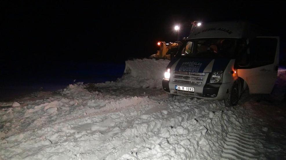 Öğrenciler tipide mahsur kaldı