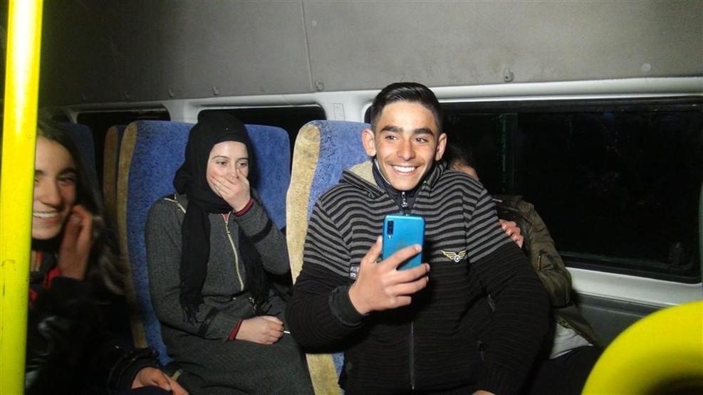 Öğrenciler tipide mahsur kaldı