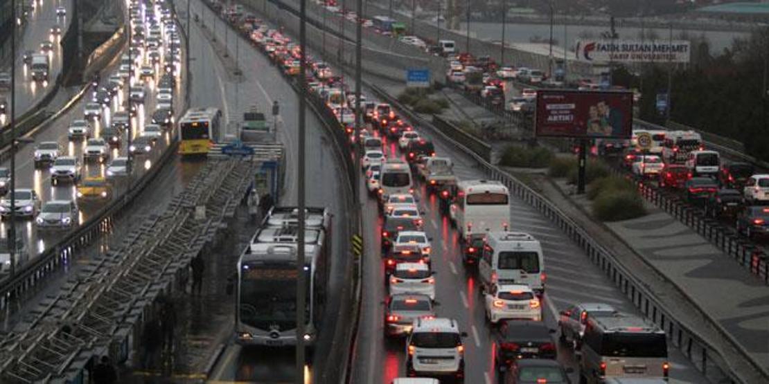 İstanbulda trafik yoğunluğu