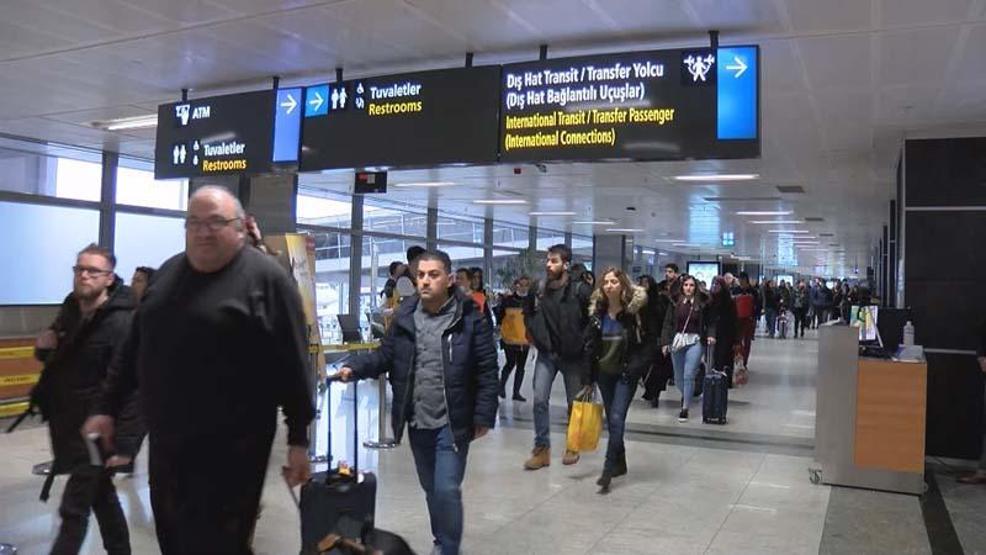 Tüm yolcular kontrol ediliyor
