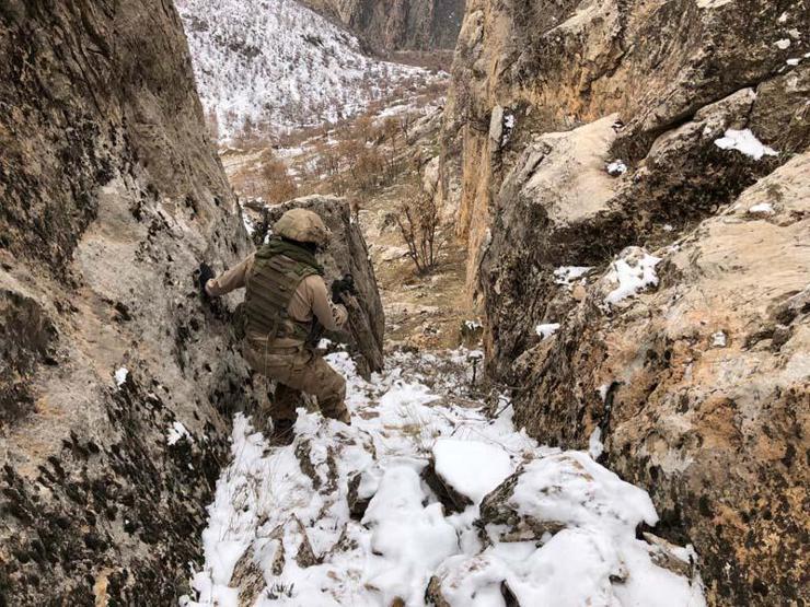 Kapan-6 Zoride 10 sığınak imha edildi, 830 kilo esrar ele geçirildi