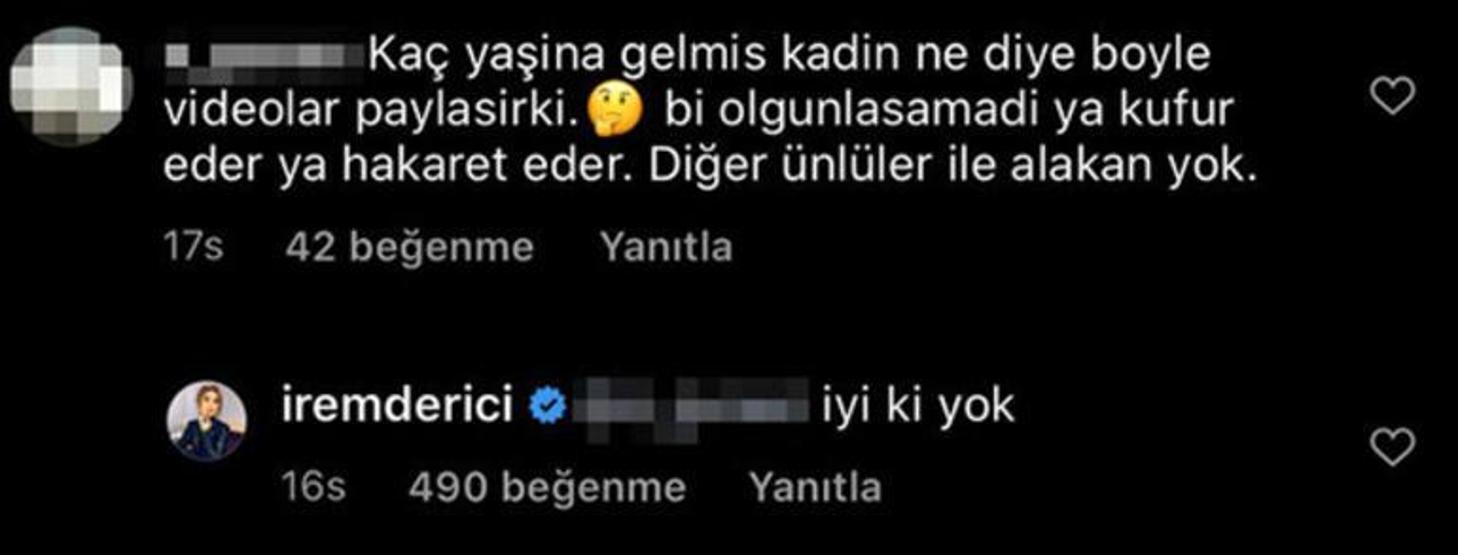 İrem Derici: İyi ki diğer ünlülerle alakam yok