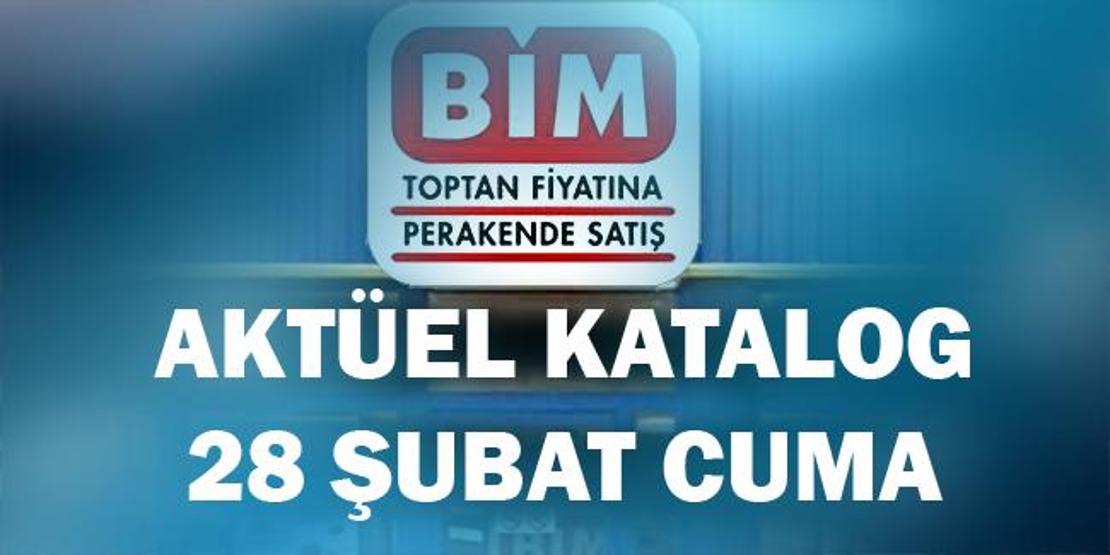 BİM aktüel katalog 28 Şubat 2020 Cuma BİM indirimli ürünler kataloğu
