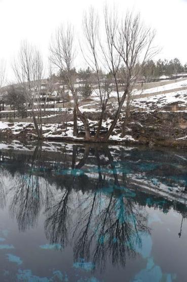 Sivasın kışın donmayan tek gölü, Gökpınar