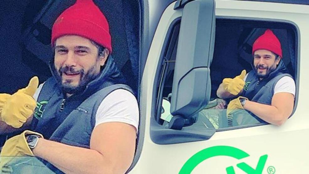 Ünlü oyuncu Haluk Piyes kamyon şoförü oldu