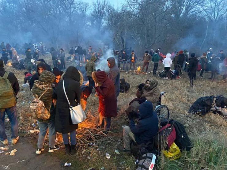 Pazarkulede göçmenlerin bekleyişi devam ediyor