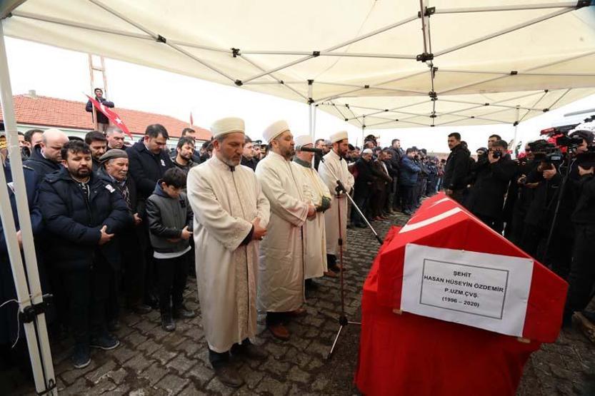 İdlib şehidi Hasan Hüseyin Özdemir, Yozgatta son yolculuğuna uğurlandı