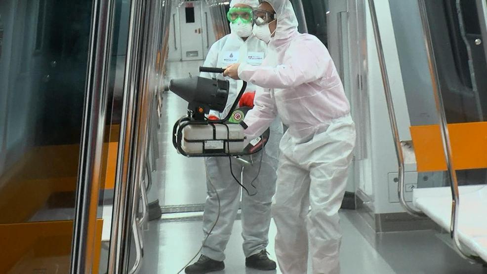 İstanbul metrolarında koronavirüs önlemi