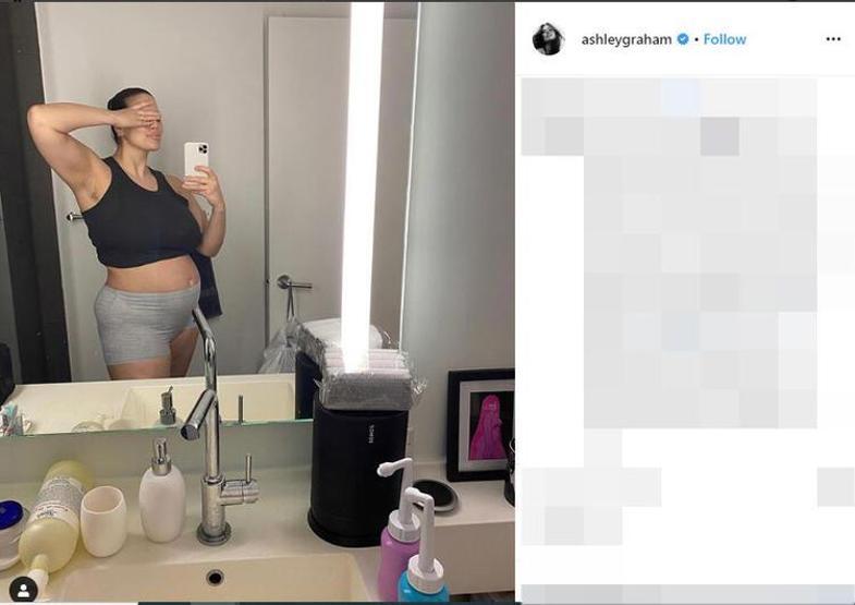 Ashley Graham sonunda bunu da paylaştı