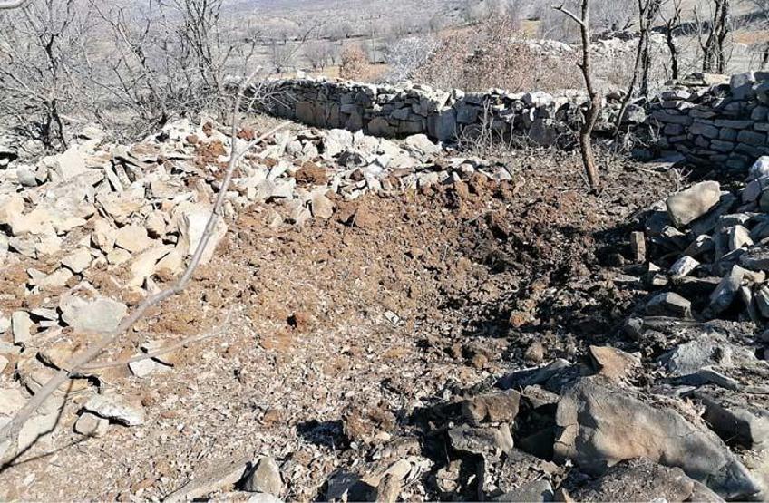 Teröristlerin işkence için kullandıkları mağara imha edildi