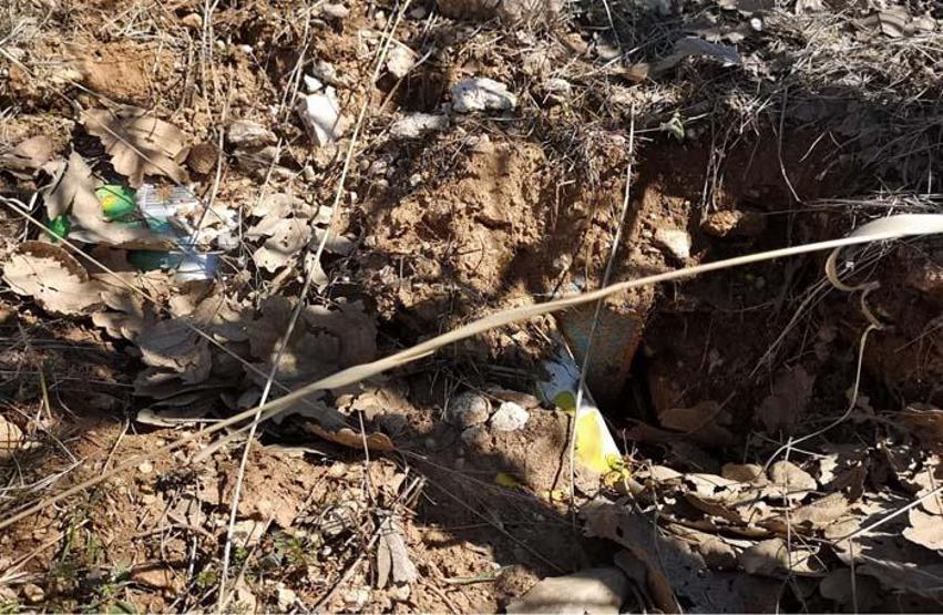 Teröristlerin işkence için kullandıkları mağara imha edildi